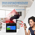 DAYTECH TA04 Alarm System showing intercom monitoring and remote alert features to stop intruders