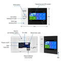 DAYTECH TA04 Alarm System with capacitive IPS screen, SOS button, RFID sensing, and multiple connectivity ports