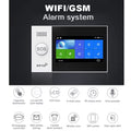 DAYTECH TA04 Alarm System with WiFi GSM, 4.3 inch touchscreen, RFID, and voice prompts