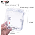 Waterproof Doorbell Cover with flame retardant PC and high-strength frame