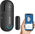 Wireless Door Alarm for Home Security with smartphone app control and black sensor units