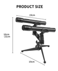 VMIDirect Desktop Condenser Microphone with Adjustable Stand and Dual Head Design