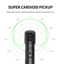 VMIDirect Desktop Condenser Microphone with super cardioid pickup for clear sound capture