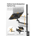 VMIDirect Desktop Setup Stand with hollow heat dissipation laptop tray and adjustable multi-angle design