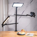 VMIDirect Desktop Setup Stand with adjustable arms for camera and lighting in home photography setup