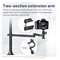 VMIDirect Desktop Setup Stand with two-section extension arm for camera stability and support