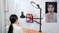 VMIDirect Desktop Setup Stand with adjustable arm for cameras and tablets, ideal for video creation