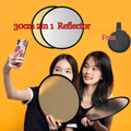 30cm 2in1 Diffuser Light Reflector with two sides for balanced lighting in photography