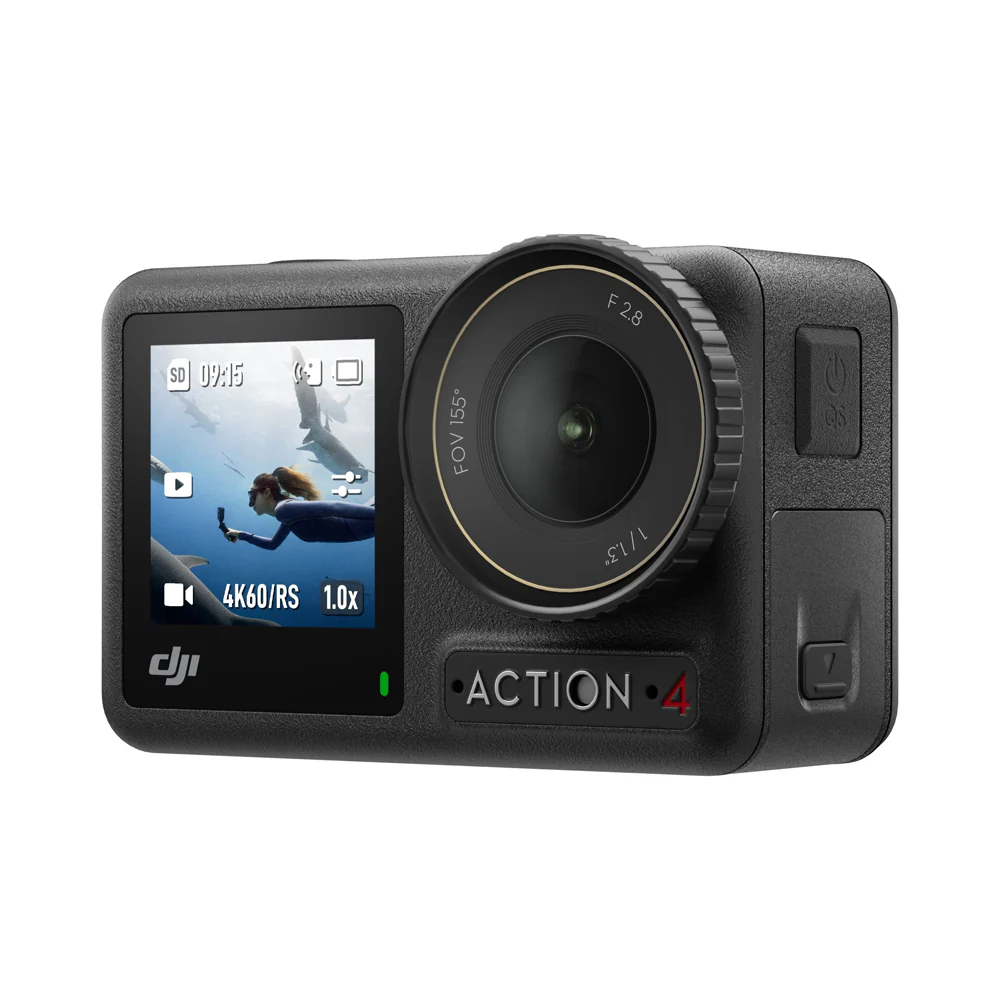 VMIDirect DJI Action 4 Camera with 4K video quality and compact design for adventure filming