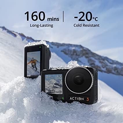 VMIDirect action camera designed for extreme conditions, featuring 160 minutes of battery life and cold resistance