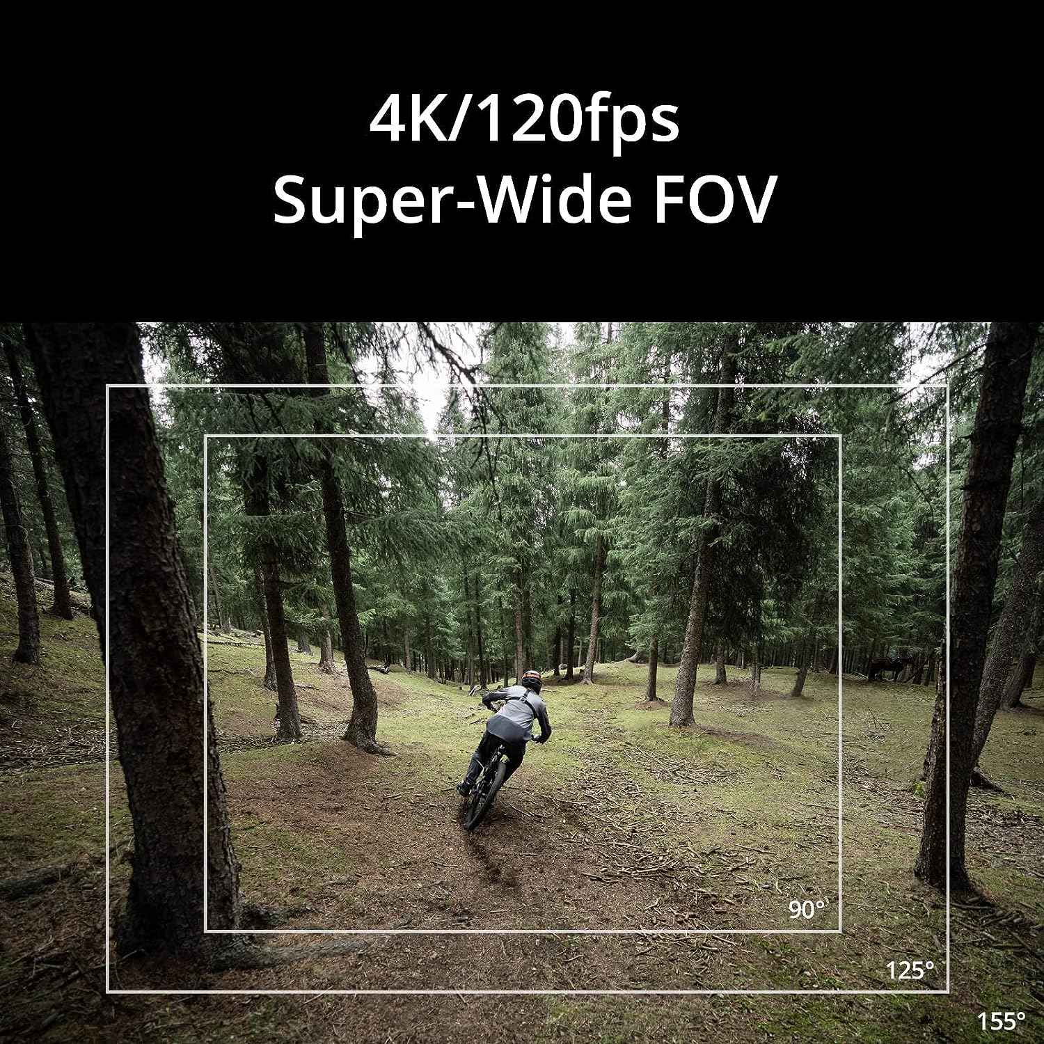 VMIDirect action camera with 4K resolution and super-wide field of view for capturing outdoor adventures