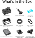 VMIDirect Osmo Action 4 complete set including camera, frame, battery, and accessories for action camera users