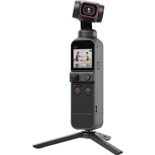 VMIDirect handheld AI Gimbal Camera with built-in screen and tripod for effortless video recording
