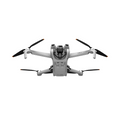 DJI Mini 3 drone with 4K camera shown from front view with four propellers extended