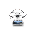 DJI Mini 3 drone with 4K camera and remote controller showing mountain landscape