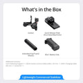 DJI RS 4 gimbal stabilizer kit including gimbal, quick-release plate, extended grip tripod, and BG21 battery grip from VMIDirect