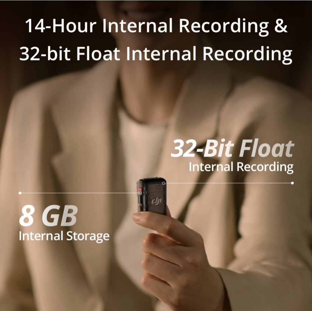 VMIDirect Wireless Microphone with 14-Hour Recording and 8GB Internal Storage