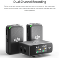 VMIDirect Dual-Channel Wireless Microphone System with Two Transmitters for Interviews