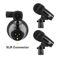 Dynamic Drum Microphone Kit featuring XLR connectors for superior sound quality and performance