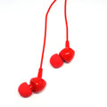 VMIDirect Dynamic In-Ear Earphones in vibrant red color with sleek design and comfortable fit