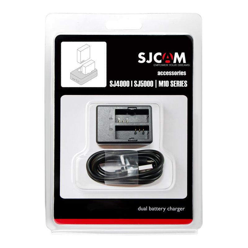 SJCAM Rechargeable Battery and Charger For SJ4000 SJ5000 SJ6 Legend SJ7 Star SJ8