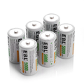 VMIDirect 1.2V C 5000mAh Rechargeable NiMH Battery pack six pieces for long-lasting power