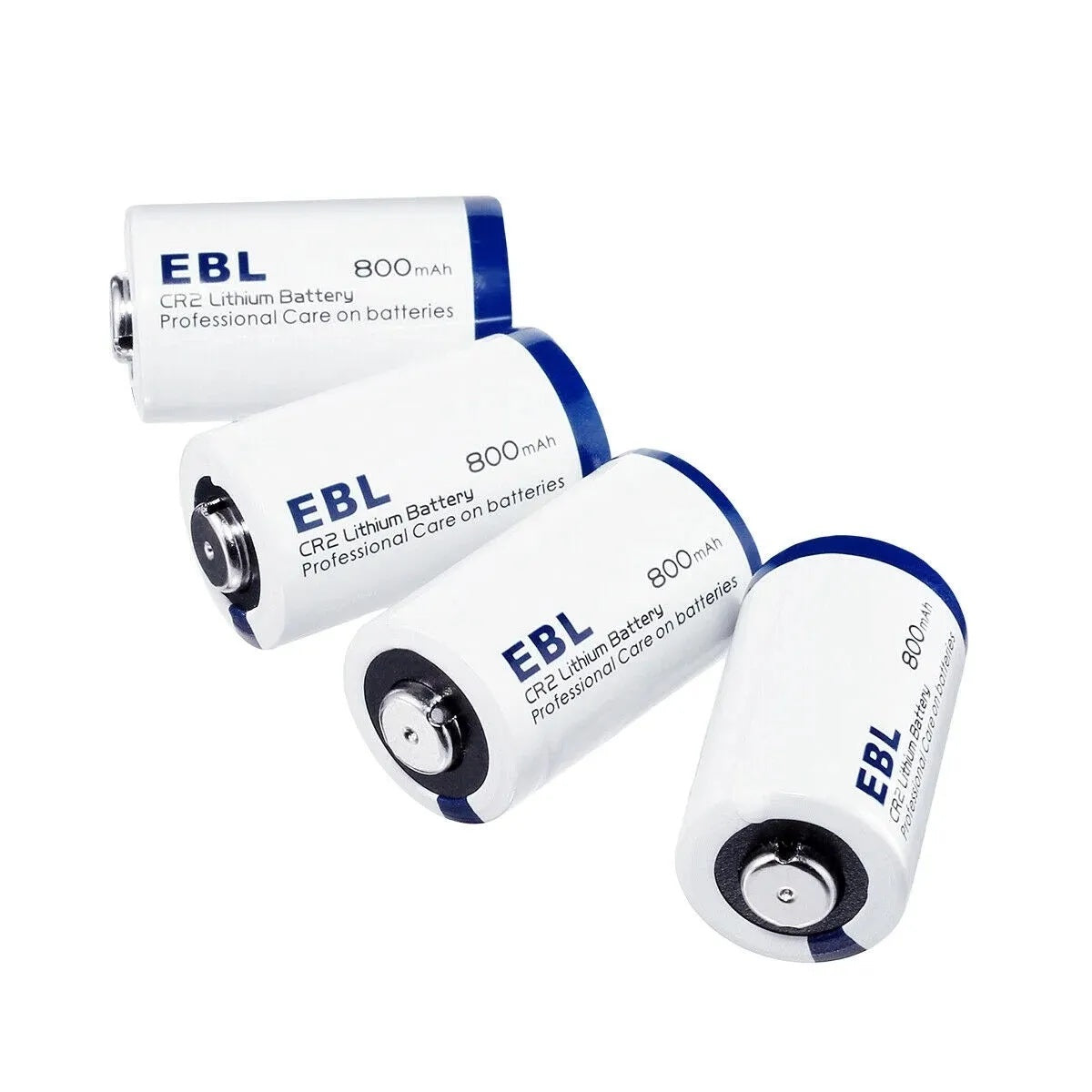EBL CR2 3V Non-rechargeable battery pack with four lithium batteries for professional use by VMIDirect