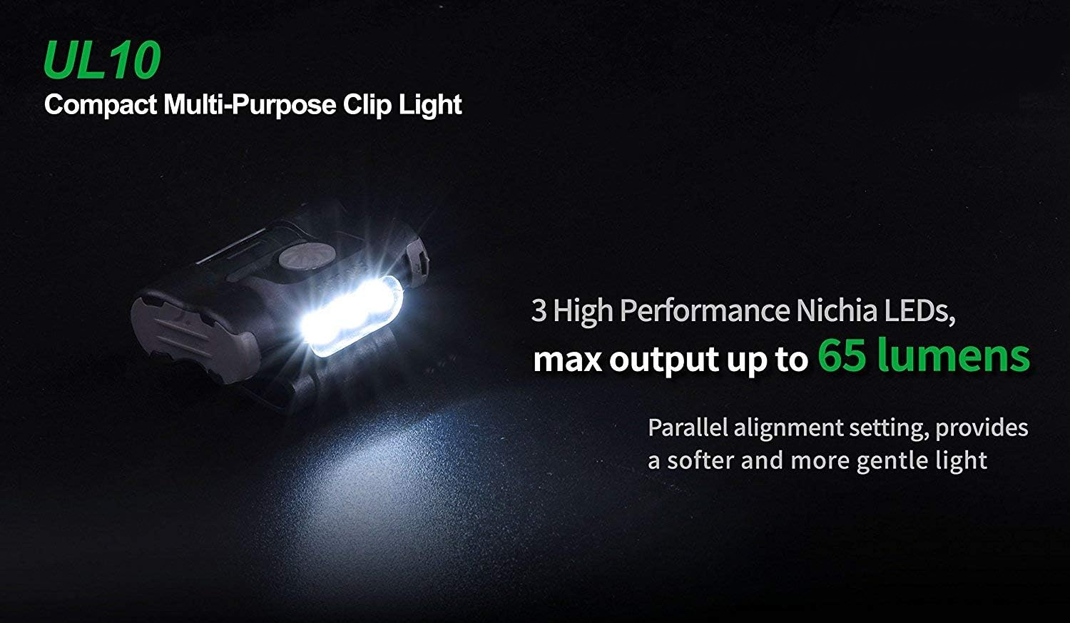 VMIDirect LED Clip Light with 3 Nichia LEDs and 65 lumens output for versatile lighting