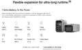 DELTA 3 Portable Power Station with extra battery for flexible expansion and ultra-long runtime