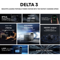 VMIDirect DELTA 3 portable power station with 1024Wh capacity and fast charging for versatile energy solutions