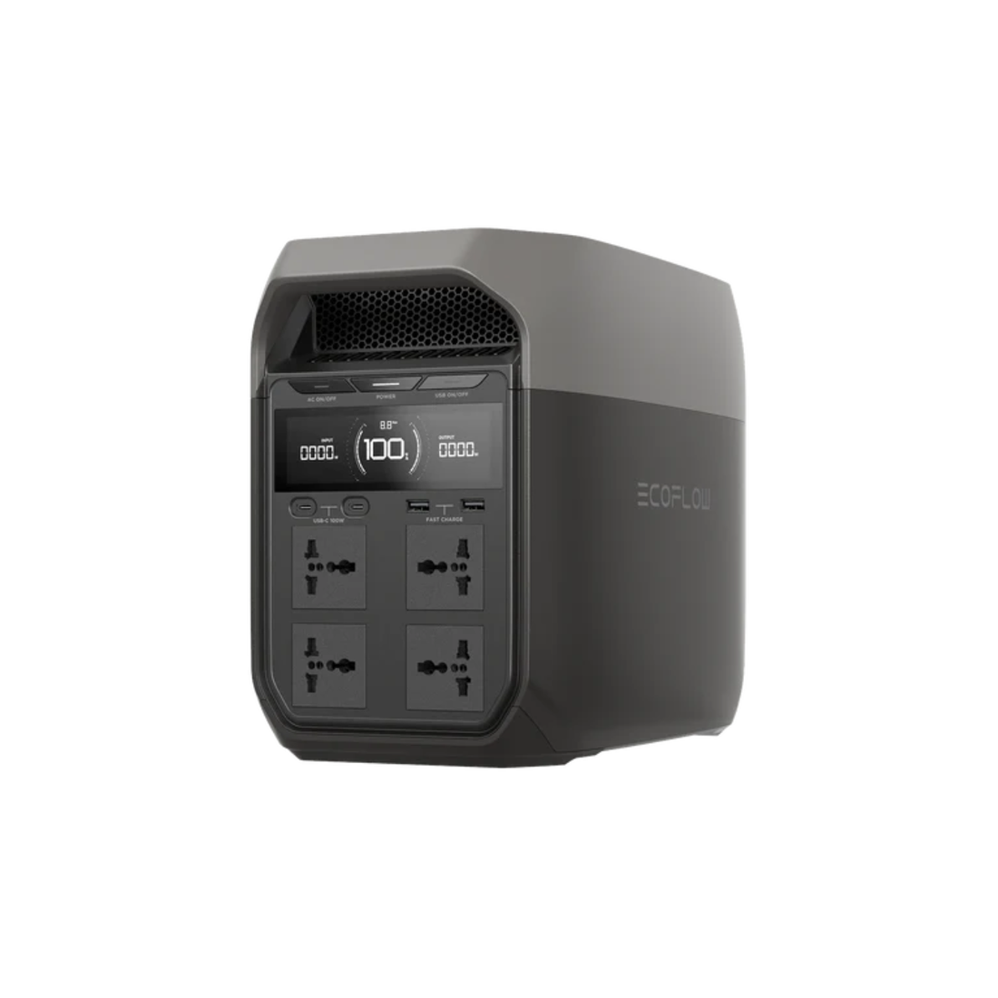VMIDirect portable power station with multiple AC outlets and digital display for on-the-go charging