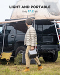 VMIDirect Portable Power Station, lightweight at 17.2 lbs, ideal for outdoor adventures and camping.