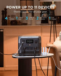 VMIDirect Portable Power Station with 4 AC outlets and multiple USB ports for powering devices