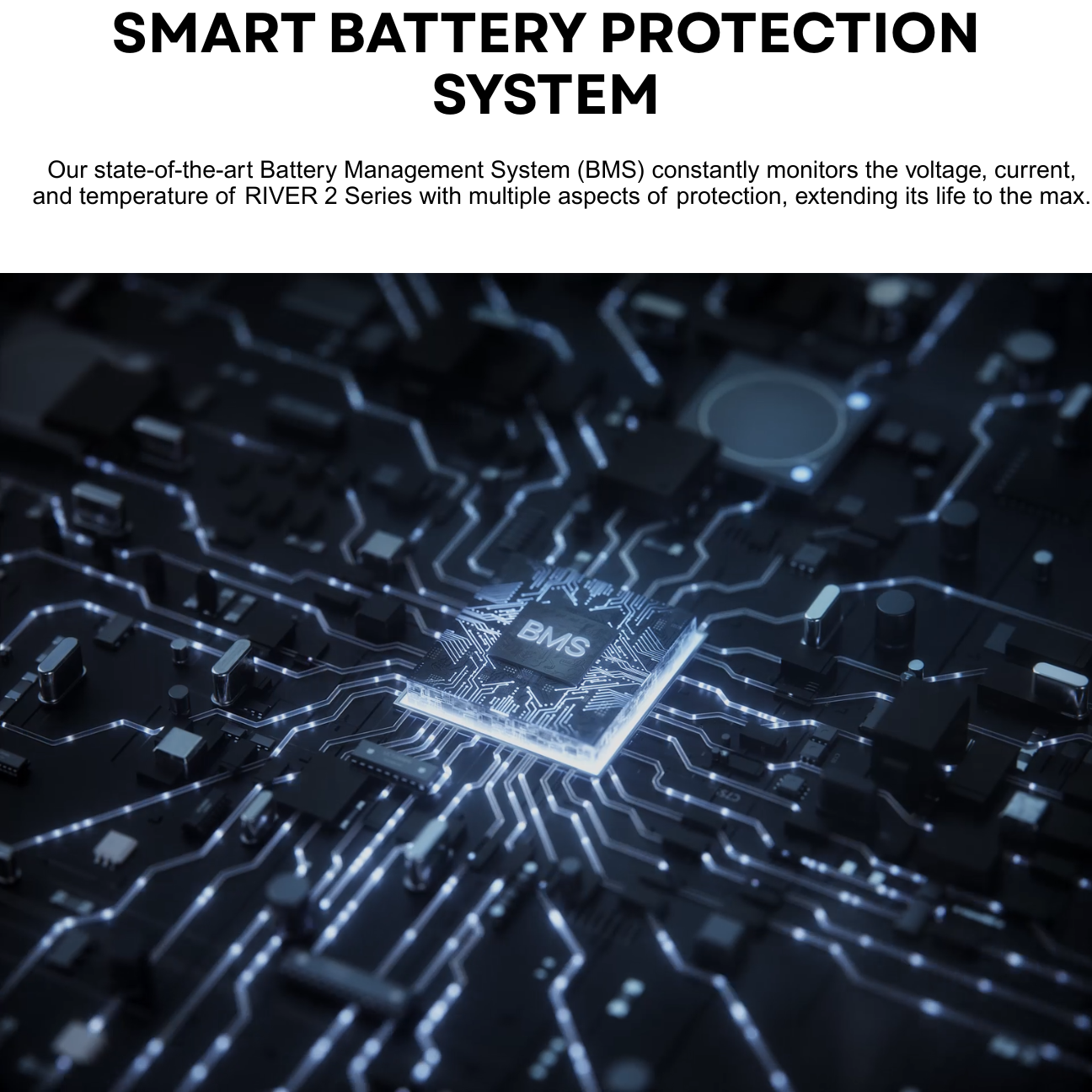 VMIDirect portable power station with smart battery protection system for enhanced safety and performance
