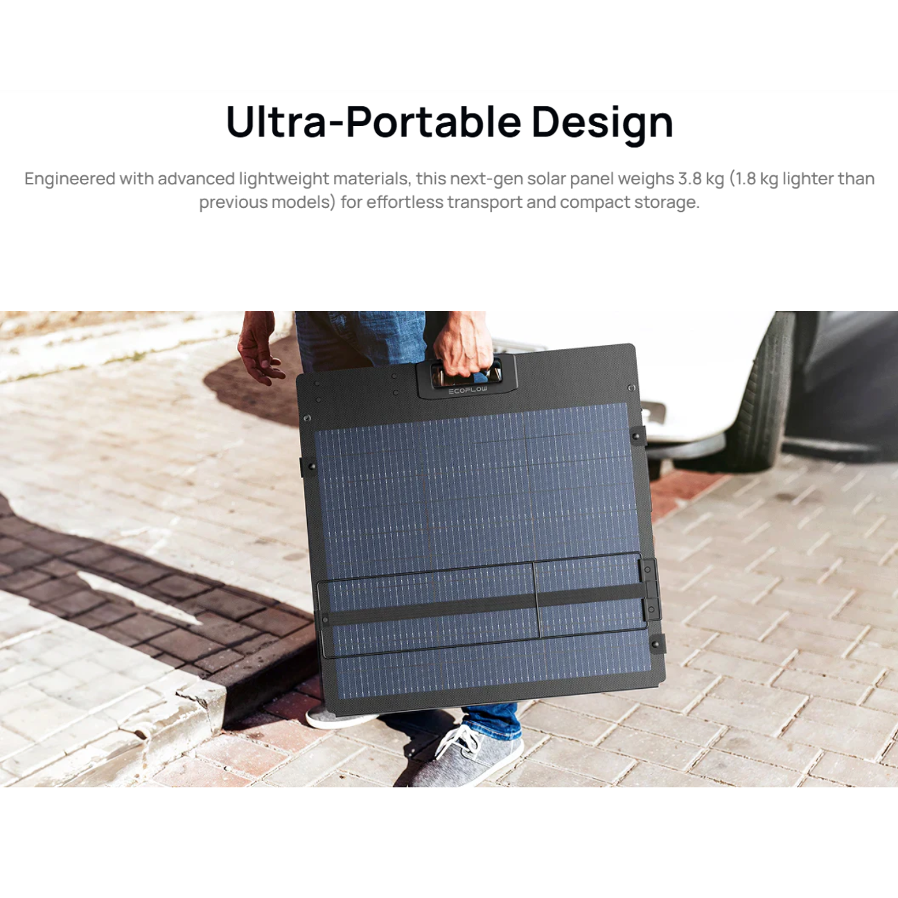 VMIDirect Portable Power Station with Ultra-Portable Design and a Lightweight 3.8 kg Portable Solar Panel