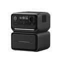 Ecoflow River 3 Max Plus Portable Power Station in black with digital display and multiple outlet ports