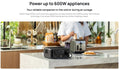 EcoFlow RIVER 3 portable power station on kitchen counter powering a toaster for reliable energy