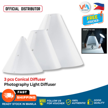 Conical Diffuser 360 Diffusion Light Cone Photography Props Light Softbox Portable Assembly Prop Photo Light Flash Diffuser For Shooting Reflective Objects Product Photography Jewelry Product Spotlight Studio Kit