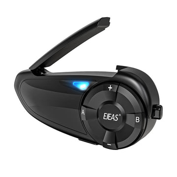 VMIDirect Motorcycle Bluetooth 5.1 Helmet Intercom with Easy Access Control Buttons