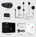 VMIDirect Motorcycle Bluetooth 5.1 Helmet Intercom with speakers and microphones for clear communication