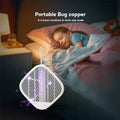 Electric Mosquito Swatter Racket for effective pest control with comfortable grip and safe use