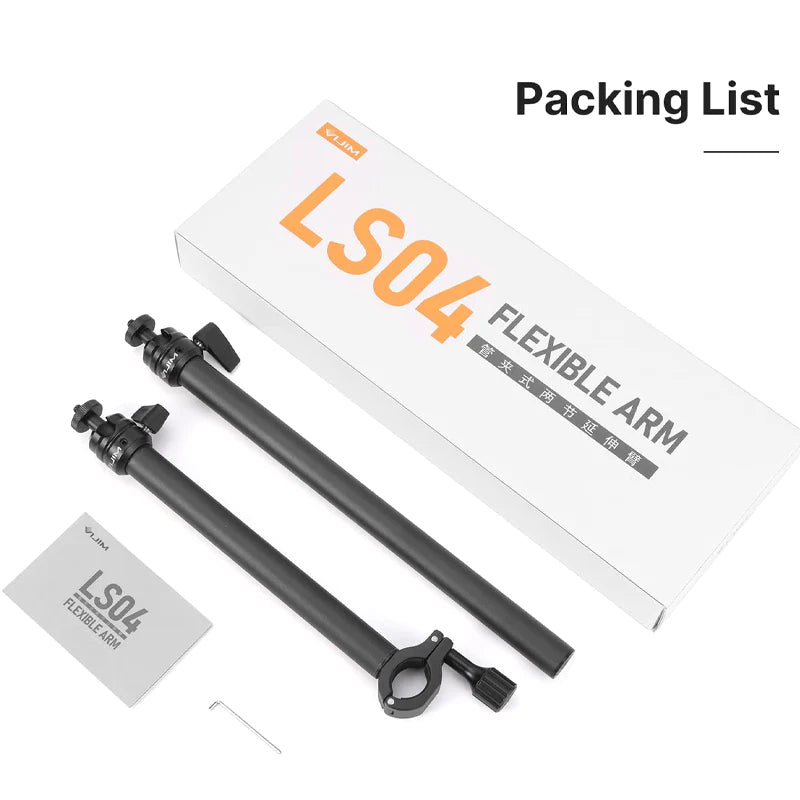 VMIDirect LS04 Flexible Arm Stand Equipment with packaging and accessories for versatile camera support