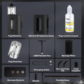 Fog Machine with Silicone Protective Case and USB Fan for Event Lighting Effects