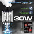30W fog machine smoke machine featuring a high temperature isolation cover for safer use