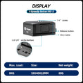 GXCT RZ-2 Quick Release Plate Adapter Set with Arca-Swiss compatibility and 8kg load capacity