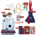 Fujifilm Instax Mini 12 Oriental Pop bundle with camera, accessories, and film for instant photography