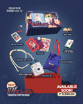 Fujifilm Instax Mini 12 Oriental Pop bundle with camera, accessories, and tote bag for photography enthusiasts