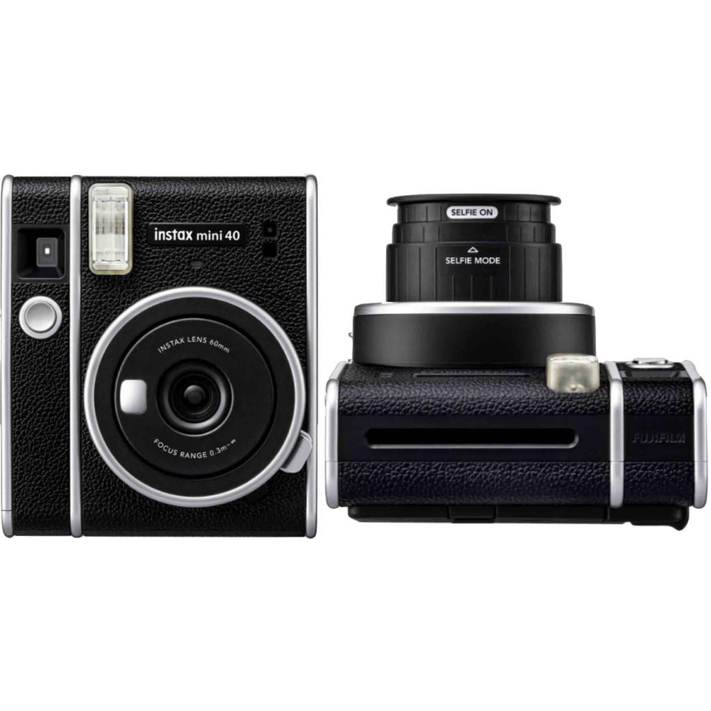 FUJIFILM Instax Mini 40 Instant Film Camera featuring a sleek design and selfie mode for instant photography