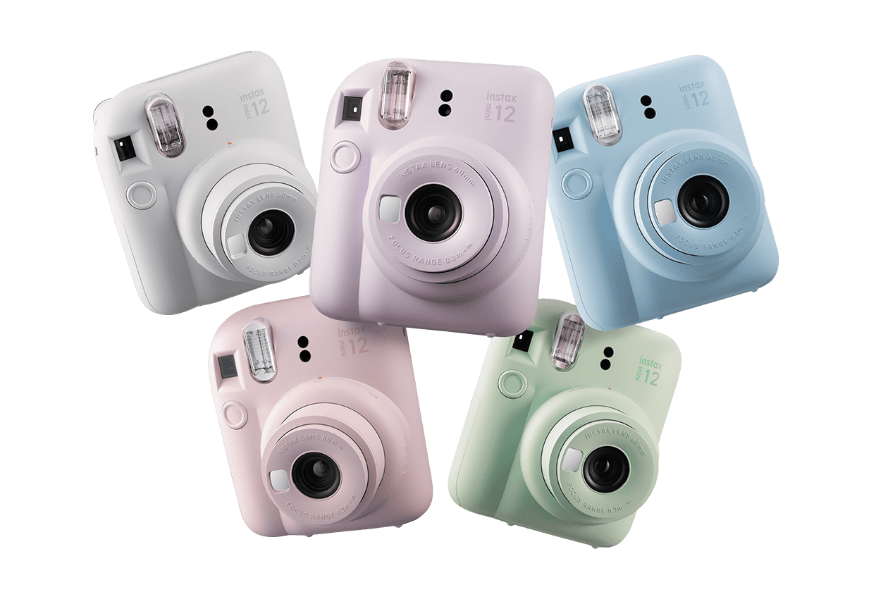 Fujifilm Instax Mini Film Cameras in Pastel Colors for Instant Photo Fun