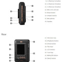 FUJIFILM INSTAX Mini LiPlay Film Camera with buttons and features labeled for user-friendly operation